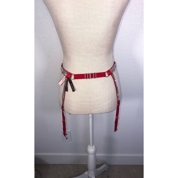 Victoria's Secret Sexy Shine Rhinestone Garter in Red - M/L - Picture 5 of 6